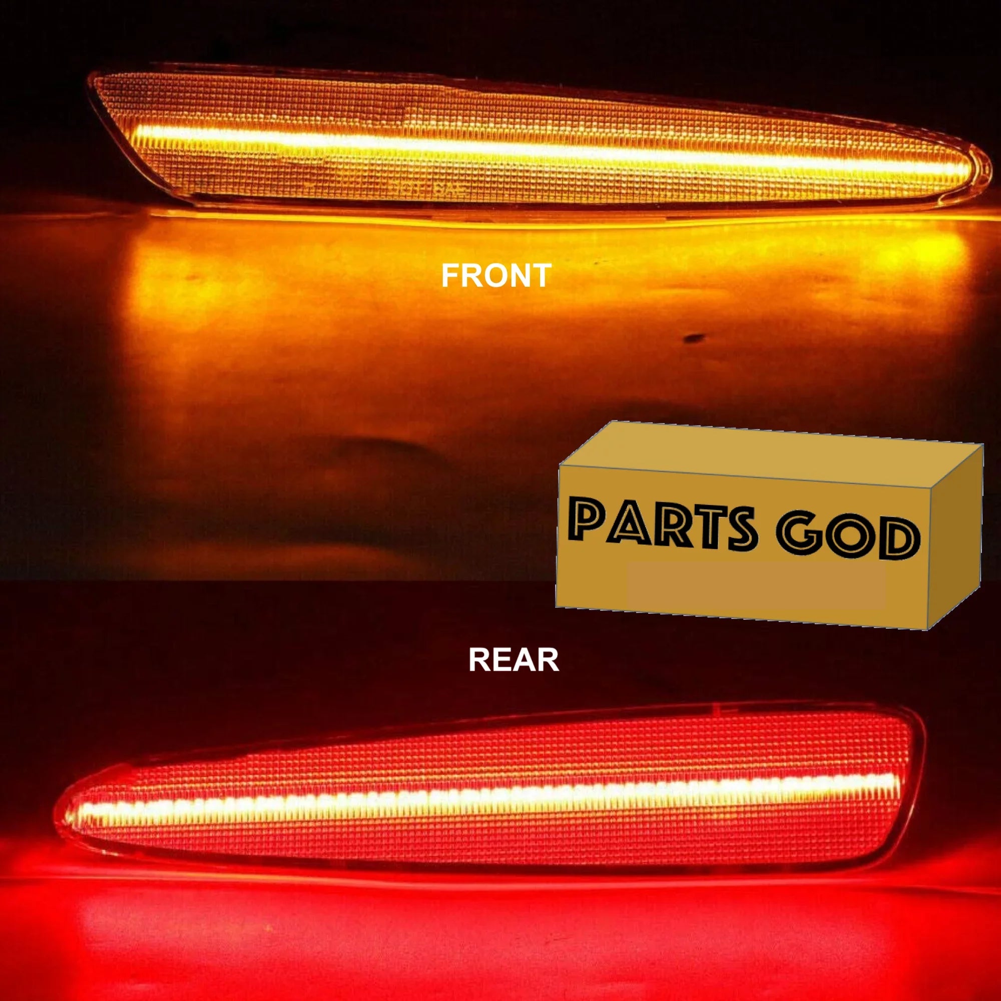 C6 Corvette LED Sizeide Markers Corner Lights