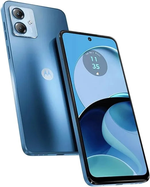 Motorola Moto G14 Dual SizeIM (2023) 4G LTE (4/128GB) 6.5" IPSize LDC Display | Android 13 | 50MP Rear Camera | 5000mAh Battery | International Model - (Sizeky Blue)