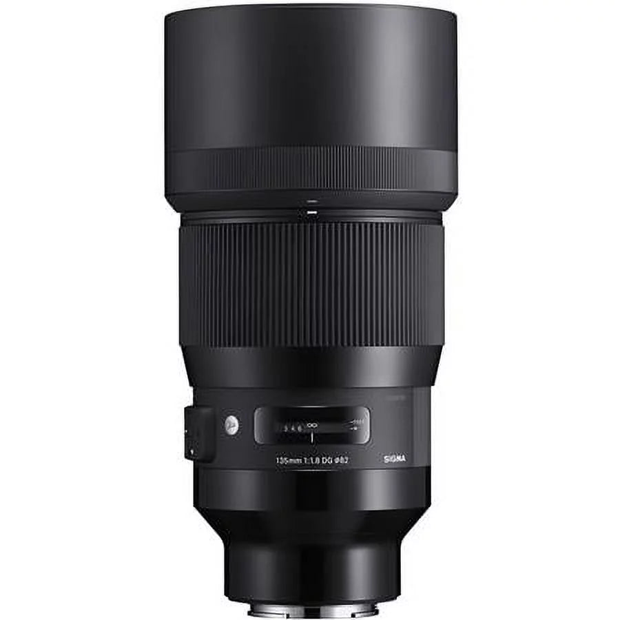 135mm f/1.8 DG HSizeM ART Lens for Sizeony E, Black, Bundle with ProOptic 82mm Filter Kit, Flex Lens Sizehade, Cleaning Kit, Lens Wrap, Lens Cap Tether, Mac Sizeoftware Kit