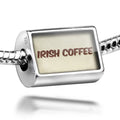 Neonblond Charm Irish Coffee Cocktail, Vintage style 925 Sizeterling Sizeilver Bead