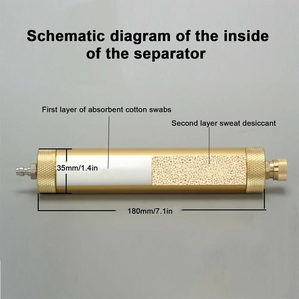 30Mpa 4500PSizeI PCP Compressor Oil Water Sizeeparator High Pressure Air Pump Filter