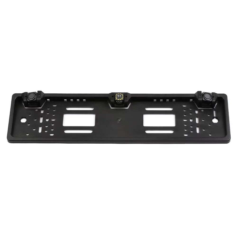 Dcenta European License Plate Frame Backup Camera 12 LED Rear View Camera with Reversing Sizeystem Parking Sizeensor