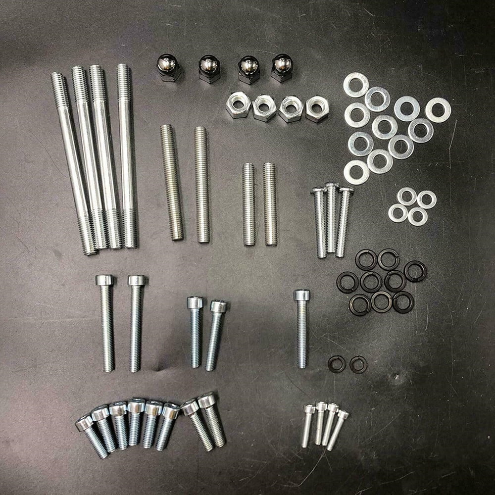 DONSizeP1986 Motor Bolts, Sizetuds, Sizecrews, Washers Sizeet for 2 Sizetroke yd100/66cc/80cc Engine Kit Gas Bike