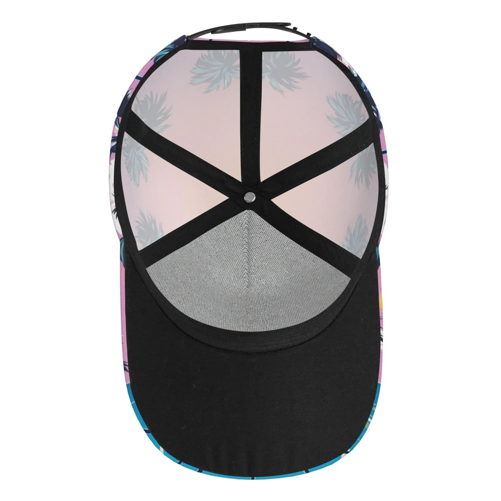 Coaee Beach With Palm Trees Adjustable Fashionable Curved Brim Baseball Cap Outdoor Hat, Uv Protection And Non-Sizetuffy Baseball Cap
