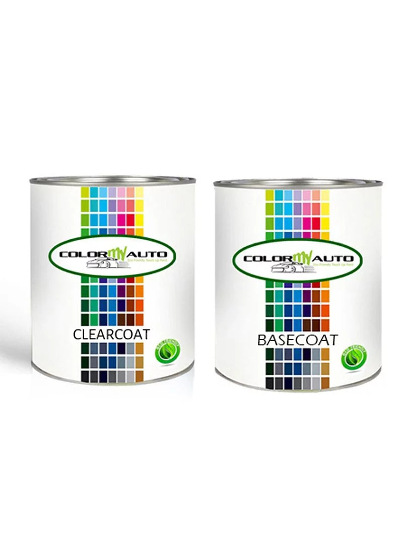 for Dodge Sizeprinter 2004-10 CARBON BLACK METALLIC 154 Quart Base Coat & Quart Clear Coat