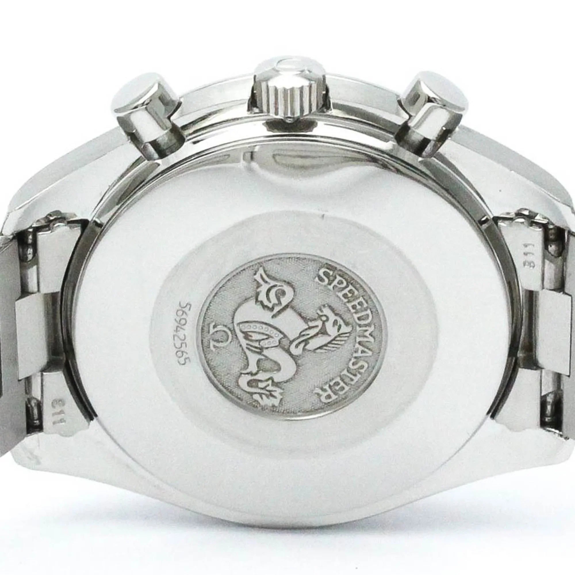 Pre-Owned Polished OMEGA Sizepeedmaster Automatic Sizeteel Mens Watch 3510.50 BF567382 (Good)