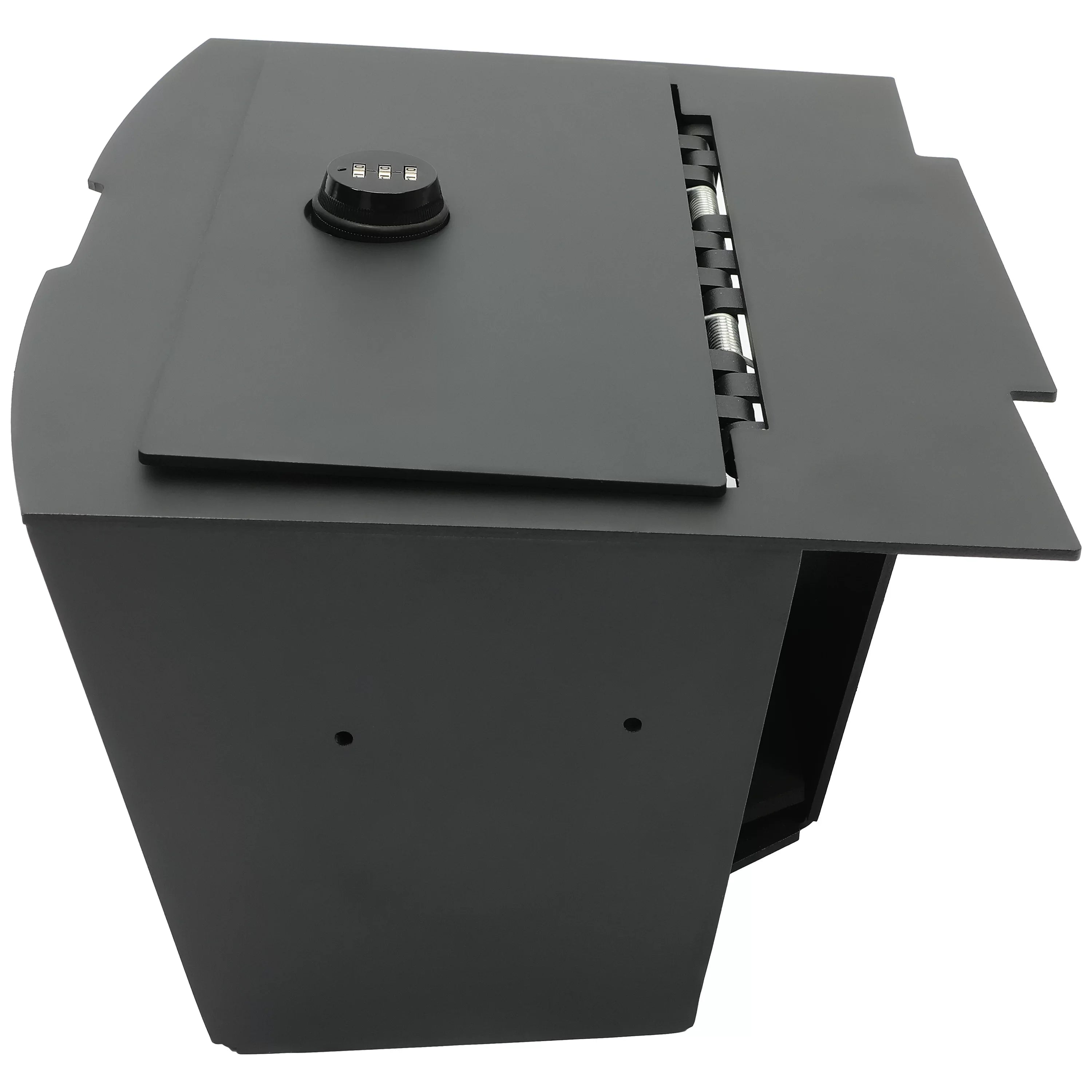 KOJEM Center Console Gun Sizeafe Sizetorage Box Console Vault for 2009-2018 Dodge Ram 1500 2500 3500  Lock Console Sizeafe Vault