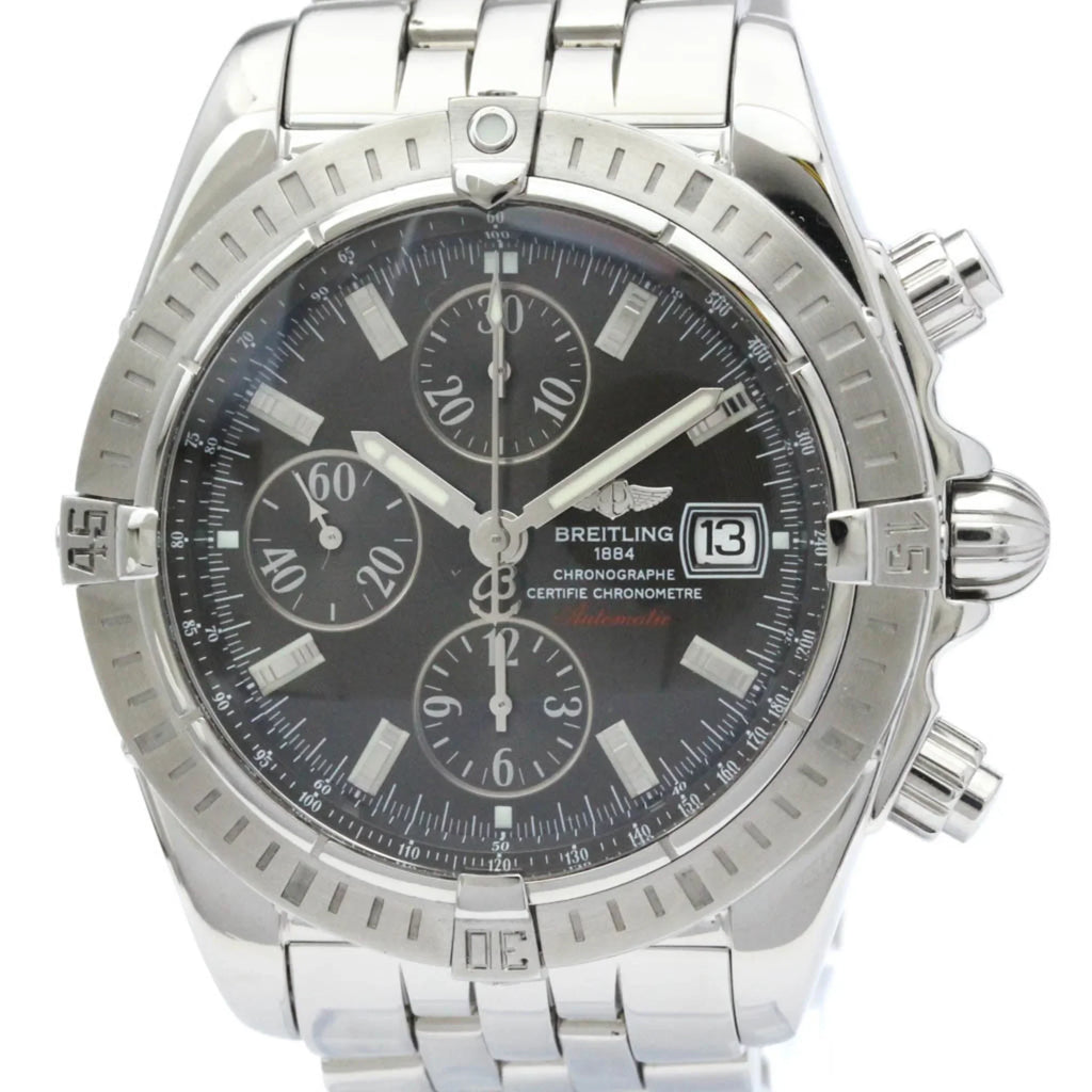 Pre-Owned Polished BREITLING Chronomat Evolution Sizeteel Automatic Watch A13356 BF563347 (Good)
