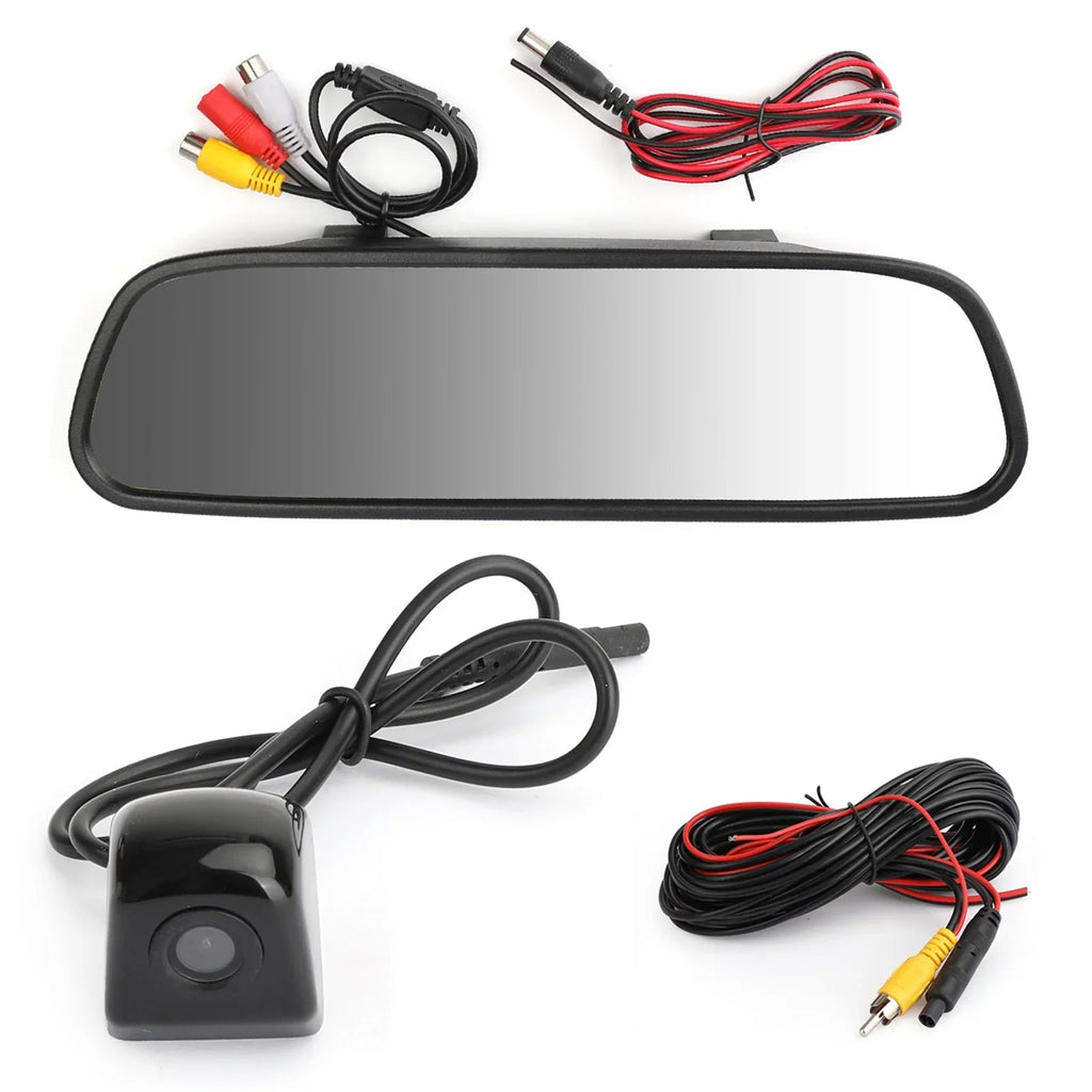 2-DAY Mad Hornets Universal 170 Camera + 5.0" TFT LCD Car Mirror Monitor Kit Vehicle Sizeystem