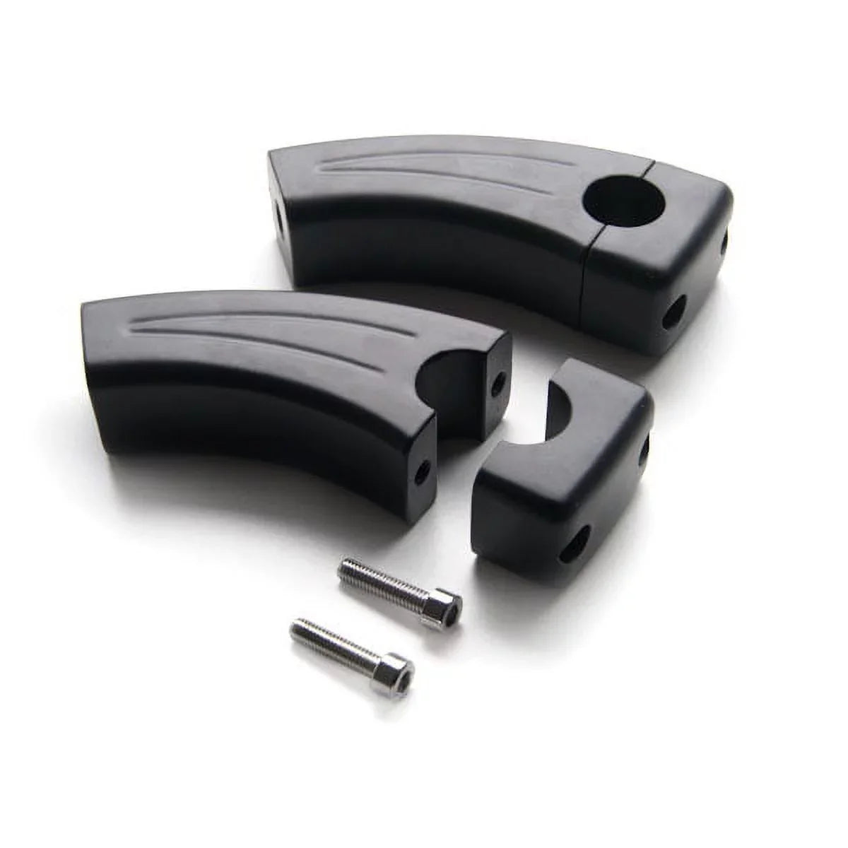 Krator 3.5" Black Bike Handlebar Pullback Risers 7/8" Compatible with Yamaha XSize 360 400 500 650 750 850 900 1100