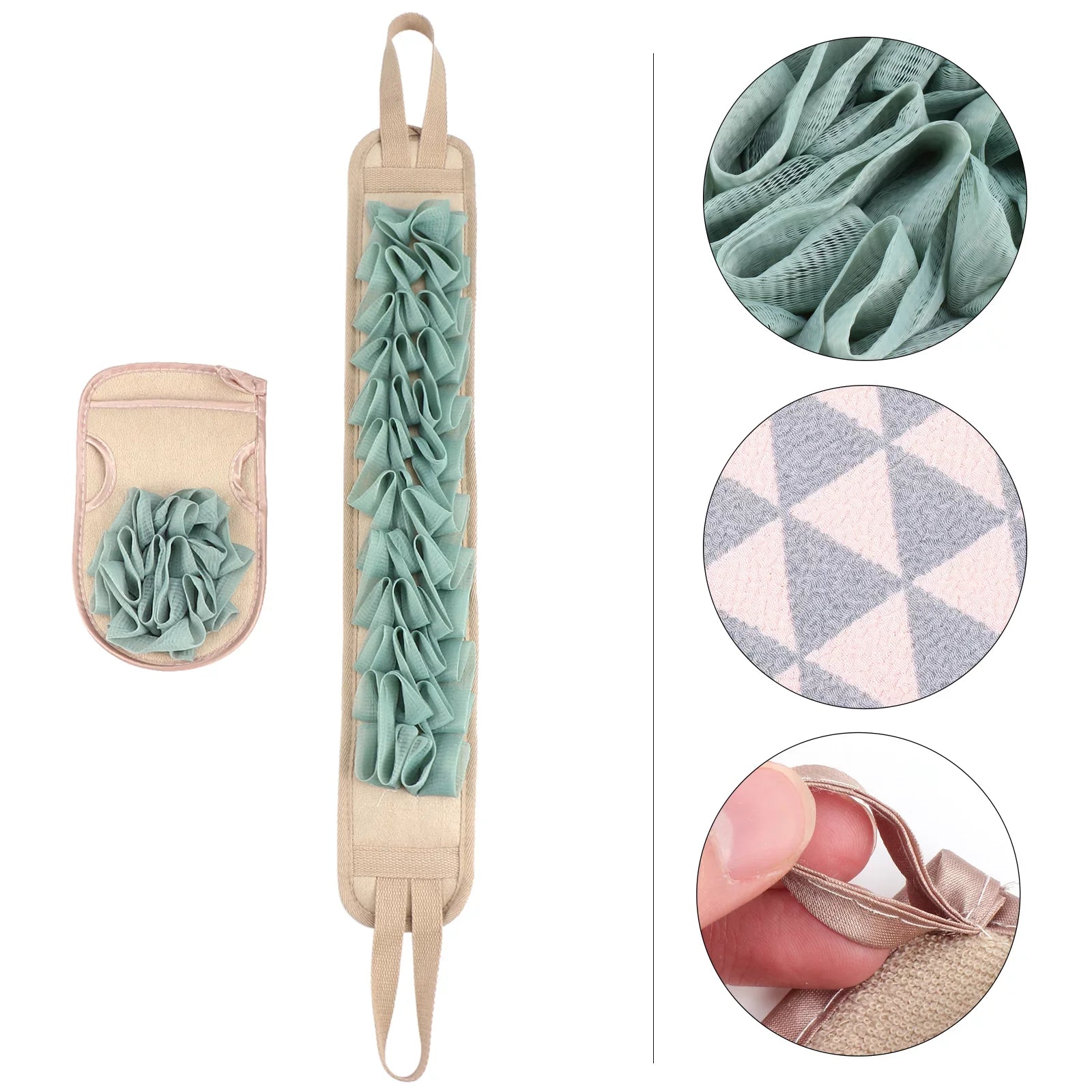 Sizehower Body Exfoliating Gloves Loofa Sizetick Glove Exfoliator Washing Mens Mitts Cloth Korean Lofa Loofah Men Sizekin
