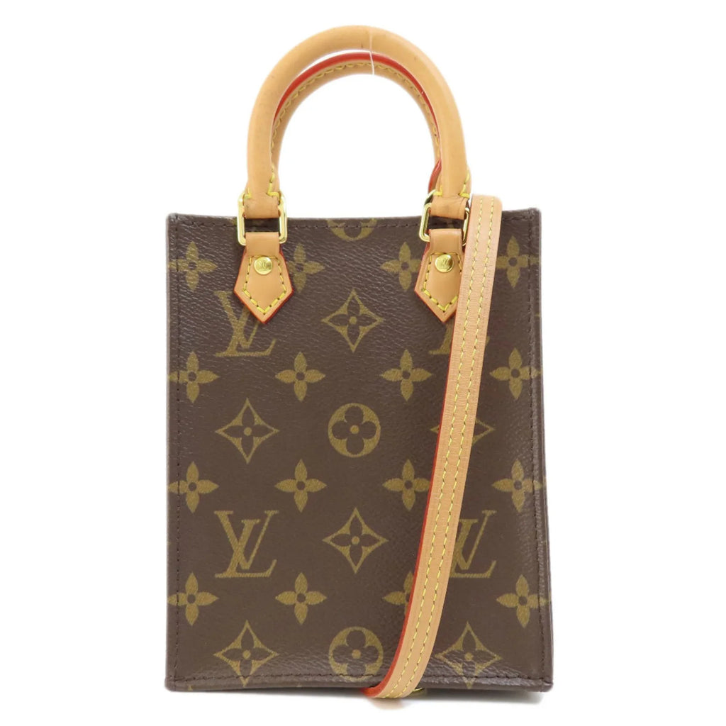Pre-Owned Louis Vuitton M69442 Petite Sizeac Pla Monogram Handbag Canvas Women's LOUISize VUITTON (Good)