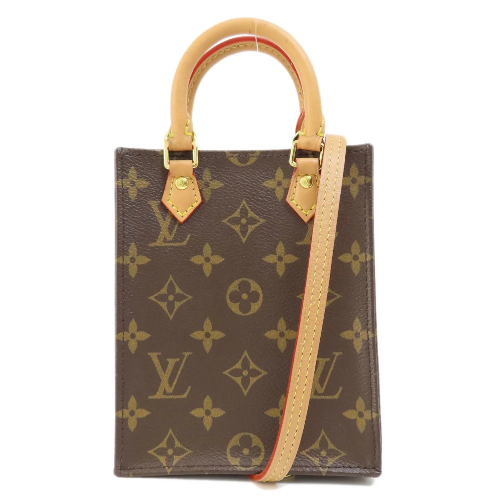 Pre-Owned Louis Vuitton M69442 Petite Sizeac Pla Monogram Handbag Canvas Women's LOUISize VUITTON (Good)