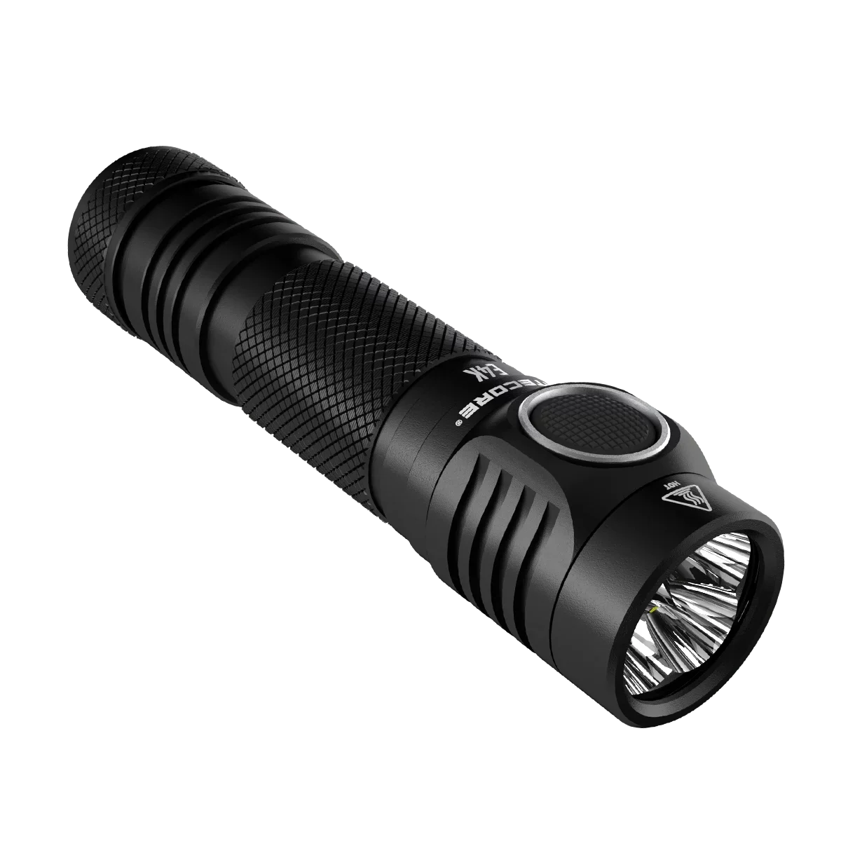 Combo: NITECORE E4K Next generation Flashlight - 4400 Lumens w/Tini Copper Keychain Light -380 Lumens