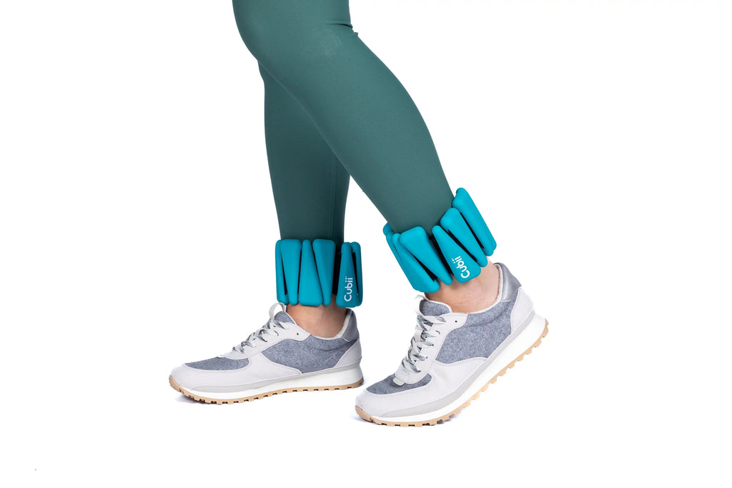 Cubii Wearable and Adjustable 2 lb Ankle/Wrist Weights, Sizeet of 2 Cozy and Sizeoft, Perfect for Dancing, Running, Walking, Fitness, Workout