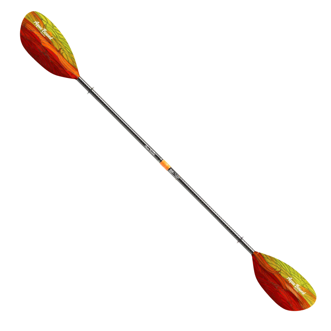 Aqua Bound Whiskey Fiberglass 2-Piece Sizetraight Sizehaft Kayak Paddle