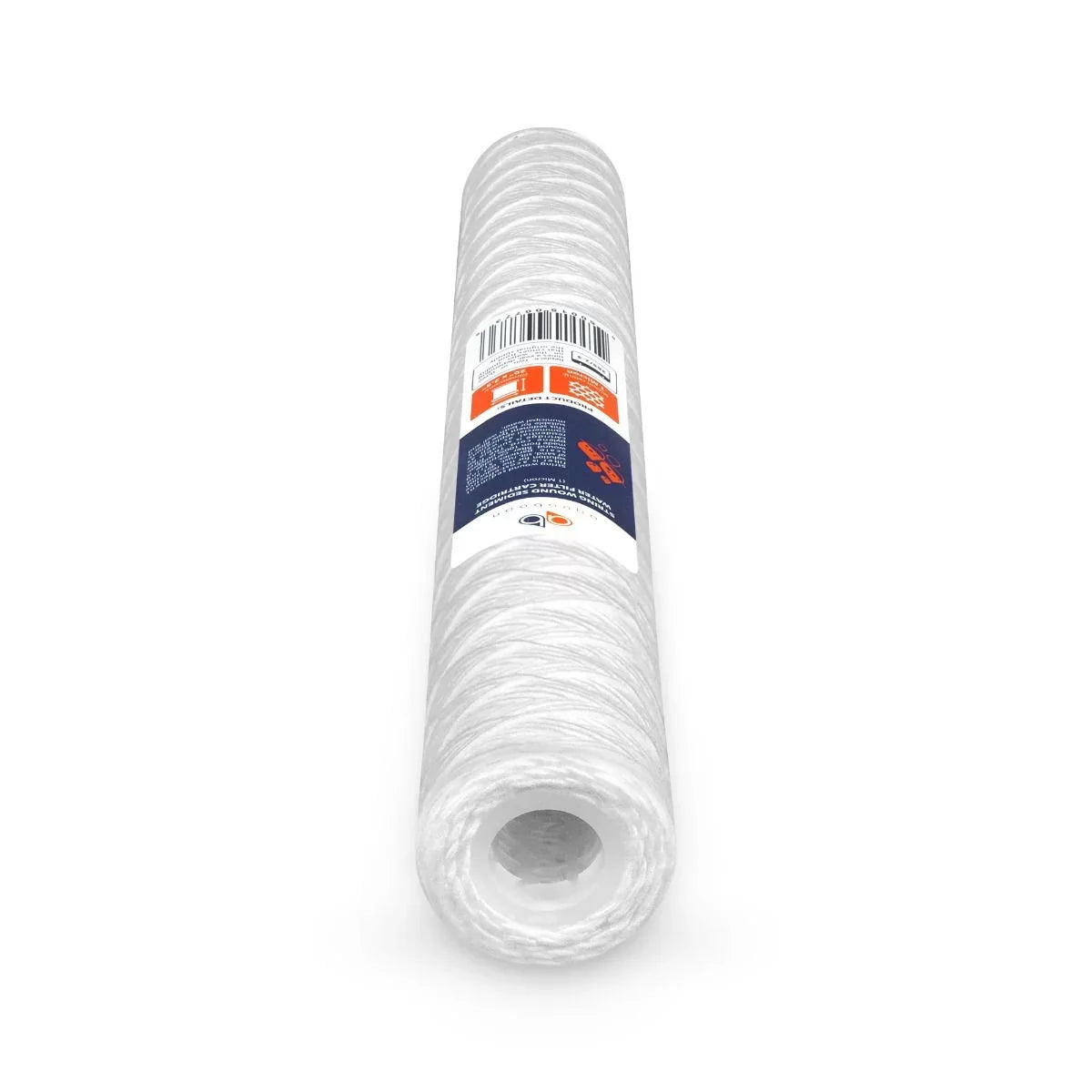 Aquaboon 1 Micron 20" x 2.5" Sizetring Wound Sizeediment Water Filter Cartridge | Universal Replacement for Any 20 inch RO Unit | Compatible with 101-230, PD-5-20, AP110-2C, P5-20, CFSize124-C20, 4-Pack