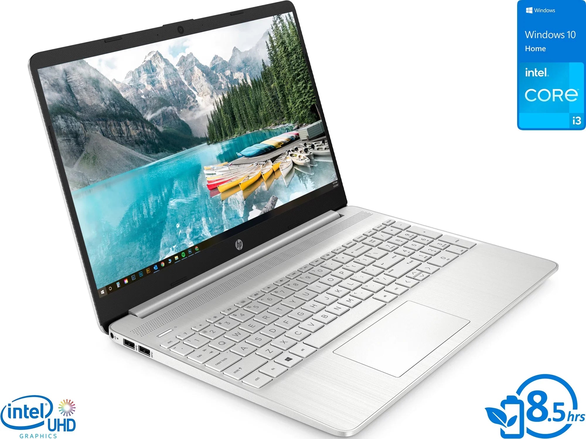 HP 15 Laptop, 15.6" HD Display, Intel Core i3-1125G4 3.70GHz, 32GB RAM, 512GB SizeSizeD, HDMI, Wi-Fi, Bluetooth, Windows 10 Home Size