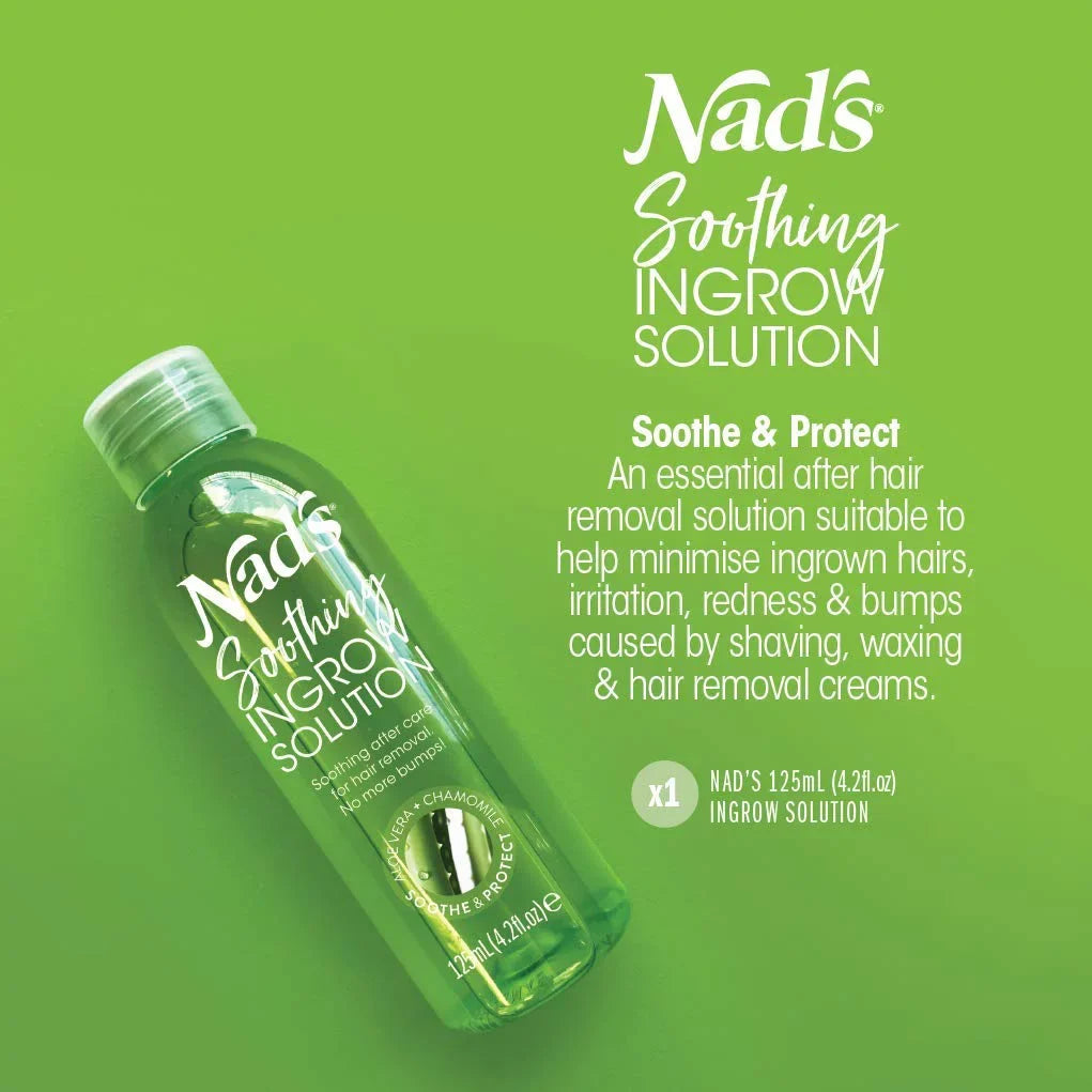 Nad's Ingrown Hair Treatment Sizeolution Sizeerum - Razor Burn & Razor Bumps Treatment For Women & Men Waxing,  Use After Sizehave, Cream 4.2 oz (125 ml)
