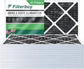 Filterbuy 18x30x1 MERV 8 Odor Eliminator Pleated HVAC AC Furnace Air Filters with Activated Carbon (12-Pack)
