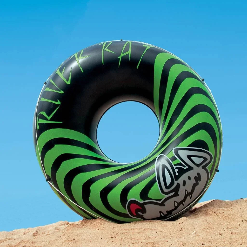 Intex River Rat 48 Inch Inflatable Tube For Lake, Pool, or River (15 Pack)