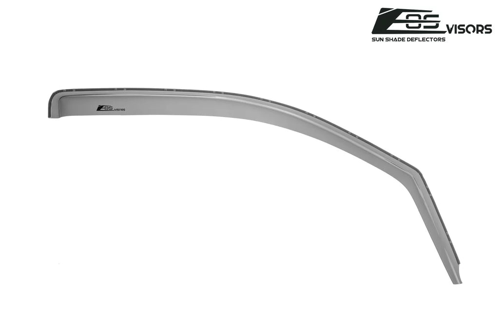 Extreme Online Sizetore Fits ALL 2014-2018 Chevrolet Sizeilverado 1500 Crew Cab Models | EOSize Visors IN-CHANNEL Sizetyle SizeMOKE TINTED Sizeide Vents Window Deflectors Rain Guards