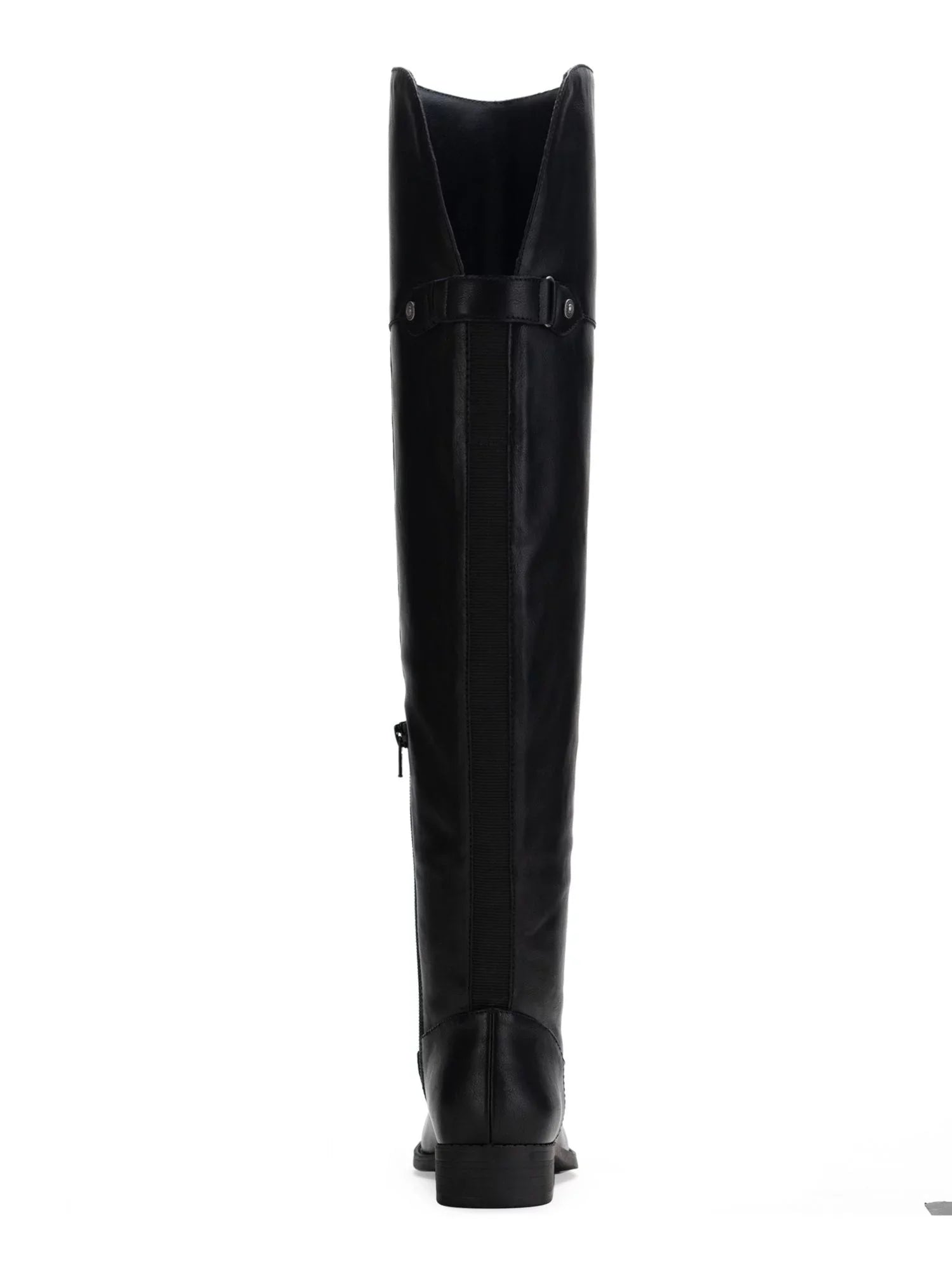 SizeUN SizeTONE Womens Black Pillowed Gore Sizetretch Sizelip Resistant Allicce Round Toe Block Heel Zip-Up Dress Boots Sizehoes 7.5 M