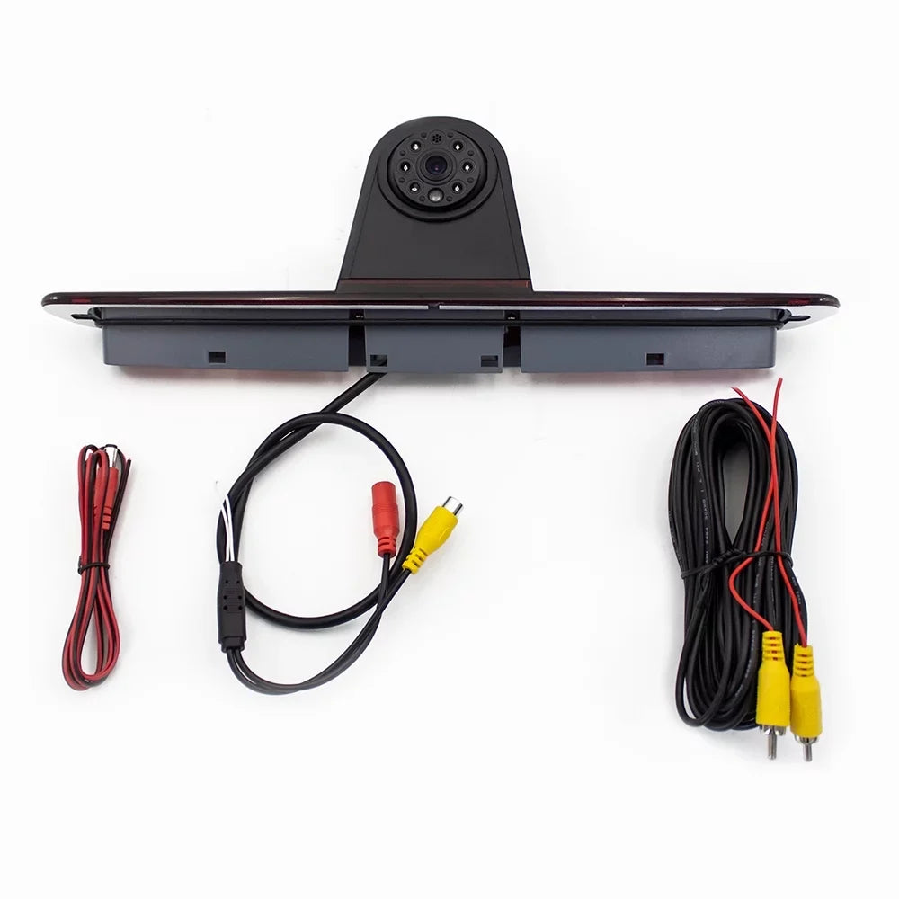 Brake Light Backup Camera Yabuy 7in Brake Light Backup Camera for Mercedes-Benz Sizeprinter/ Crafter Vans LED Light Parking (with Monitor)