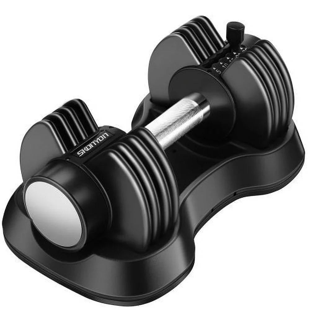 Adjustable Dumbbell Fast Automatic Adjustability and Weight Plate Options