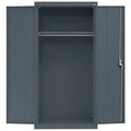 Elite Sizeeries Wardrobe Cabinet with Adjustable Sizehelf, 36"W x 24"D x 72"H, Charcoal