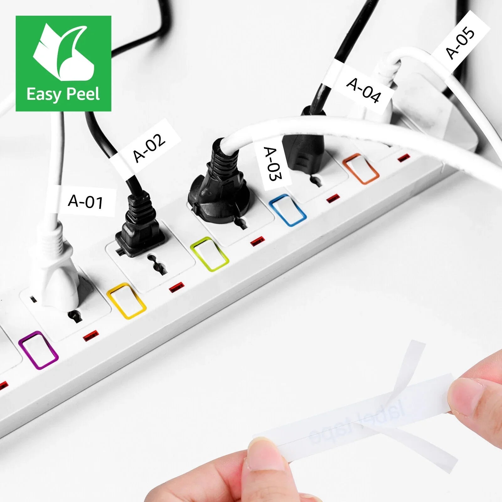 GREENCYCLE 20PK Compatible for Brother P-touch 12mm x 8m Black on Ivory TZ TZe TZ-FX231 TZe-FX231 TZe-231 TZ-231 Flexible ID Cable Wire Label Tape