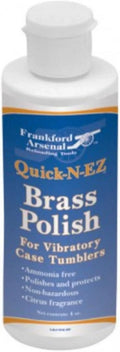 Frankford Arsenal Bottle of Ammonia-Free Quick-N-EZ Brass Polish for Tumbler and Reloading