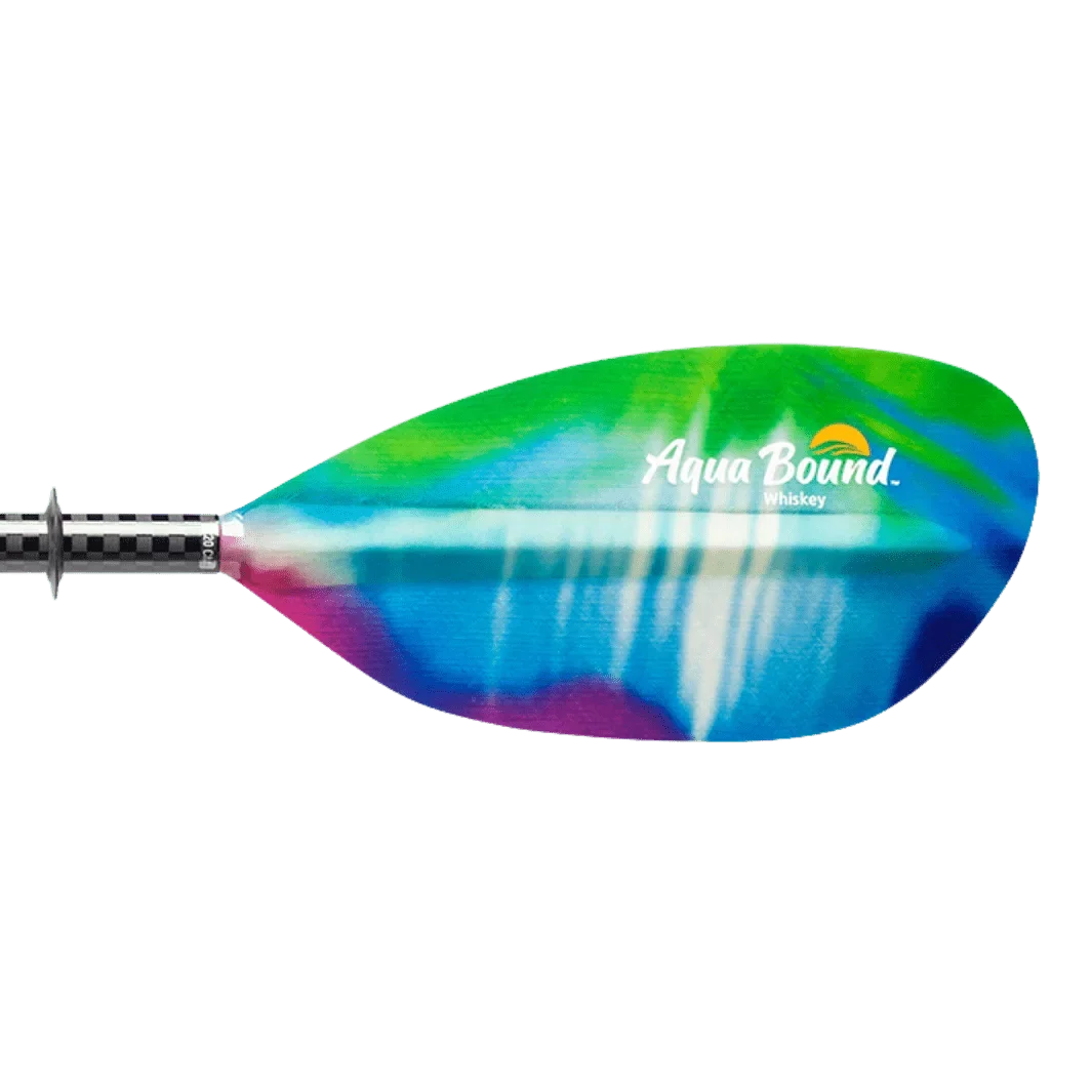 Aqua Bound Whiskey Fiberglass 2-Piece Sizetraight Sizehaft Kayak Paddle