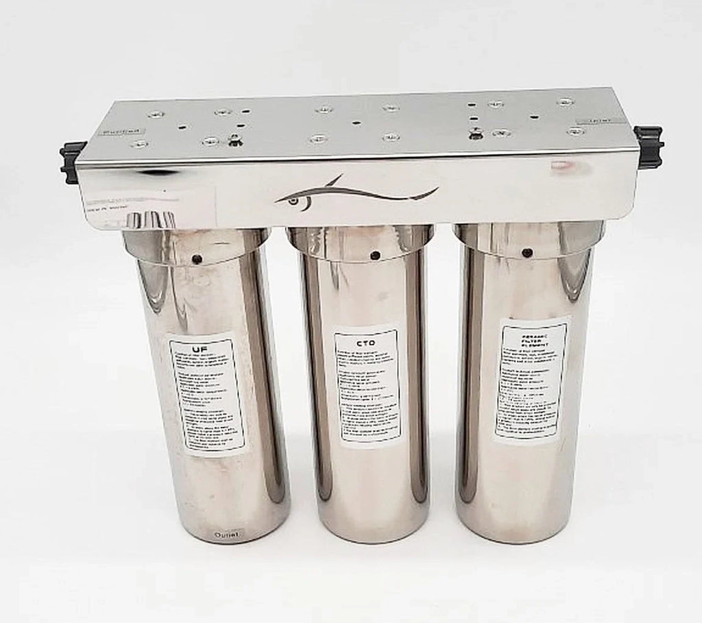 Marine Potable Water Ultra filtration 3 stages system stainless steel