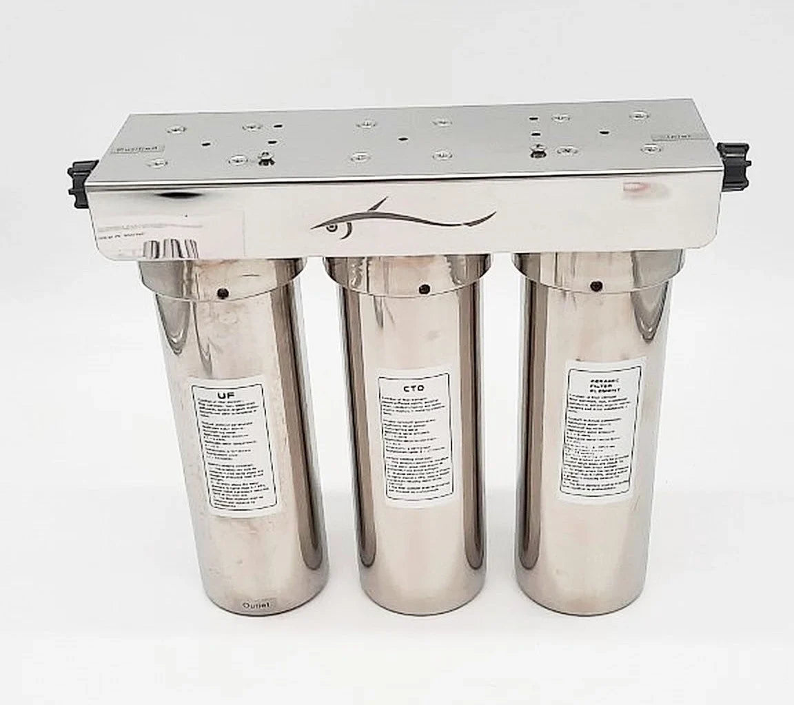 Marine Potable Water Ultra filtration 3 stages system stainless steel