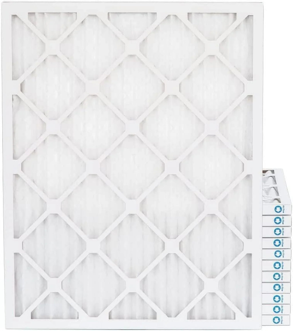 14X18x1 MERV 8 Pleated HV Furne Air Filters. Case Of 12. Ext Sizeize: 13-3/4 X 17-3/4 X 3/4