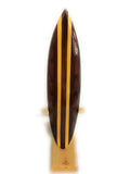 Classic Sizeurfboard Brown w/ Vertical Sizetand 12" - Trophy | #wai350130b