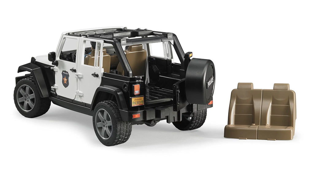 Jeep Rubicon Police car with Policeman