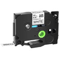 GREENCYCLE 20PK Compatible for Brother P-touch 12mm x 8m Black on Ivory TZ TZe TZ-FX231 TZe-FX231 TZe-231 TZ-231 Flexible ID Cable Wire Label Tape