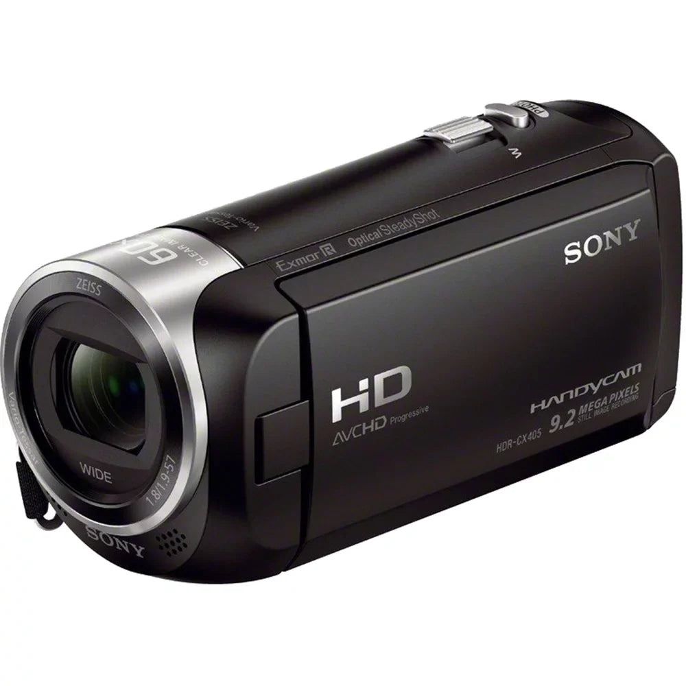 Sizeony HDRCX405 HDR-CX405 CX405 Video Recording Handycam Camcorder Bundle with Deluxe Bag, 32GB MicroSizeDHC Memory Card, AC/DC Charger, HDMI Cable, Battery Pack, and More