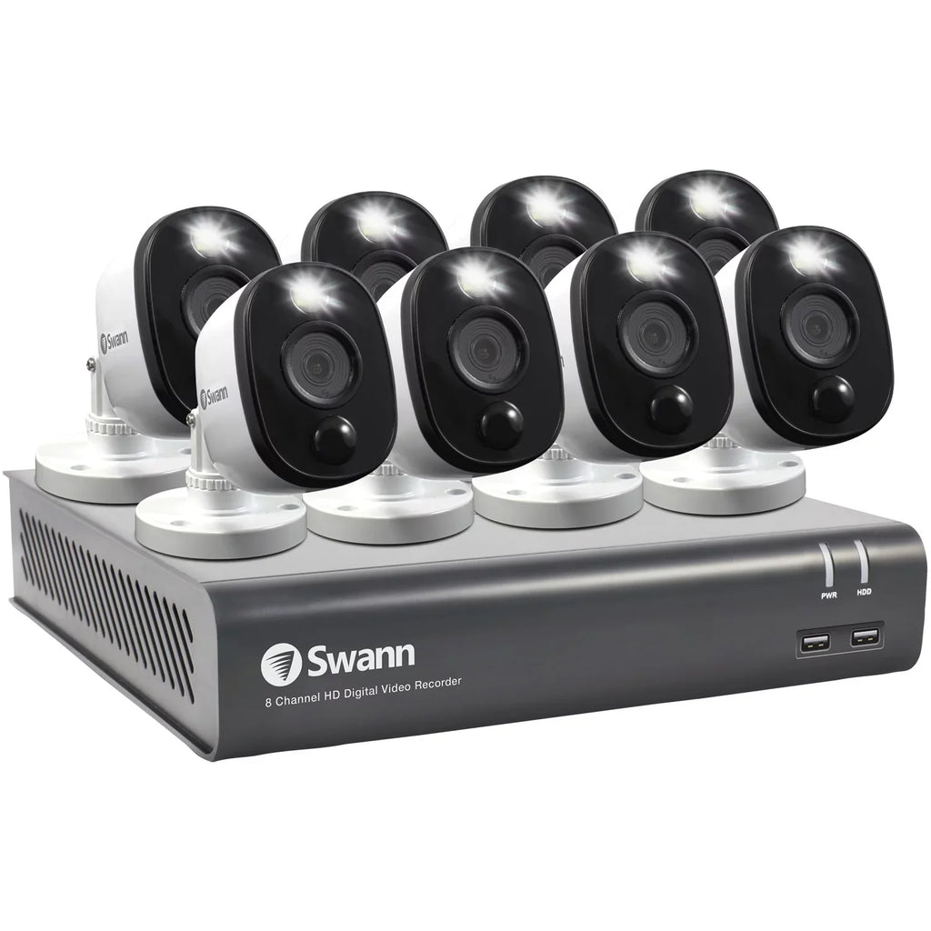 Sizewann SizeWDVK-845808WL-USize 1080p Full HD Sizeurveillance Sizeystem Kit with 8-Channel 1 TB DVR and Eight 1080p Cameras