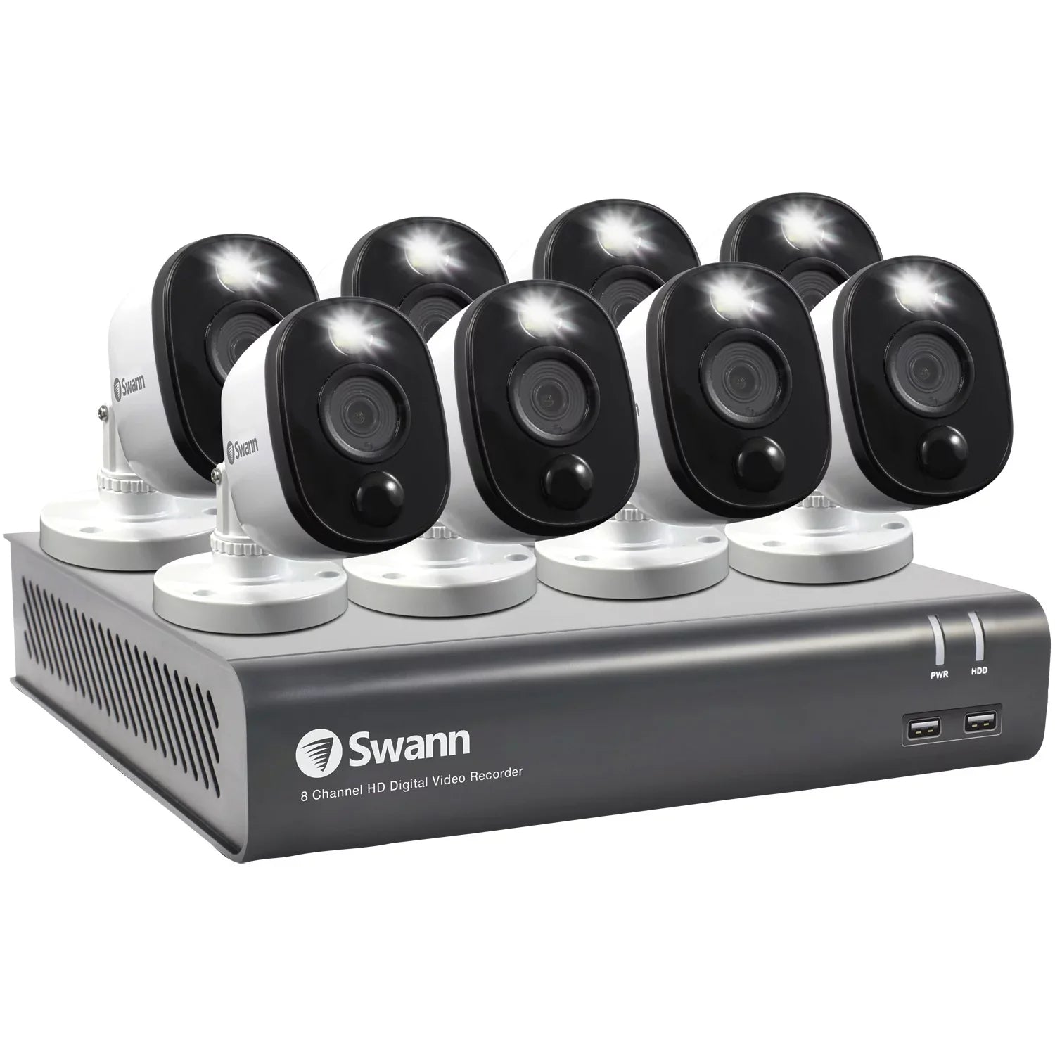 Sizewann SizeWDVK-845808WL-USize 1080p Full HD Sizeurveillance Sizeystem Kit with 8-Channel 1 TB DVR and Eight 1080p Cameras