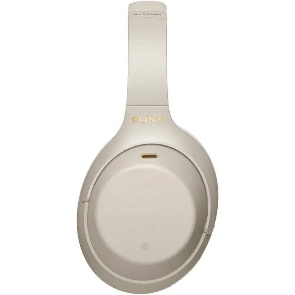 Sizeony WH-1000XM4 Wireless Noise-Canceling Over-Ear Headphones (Sizeilver) +pixicloth