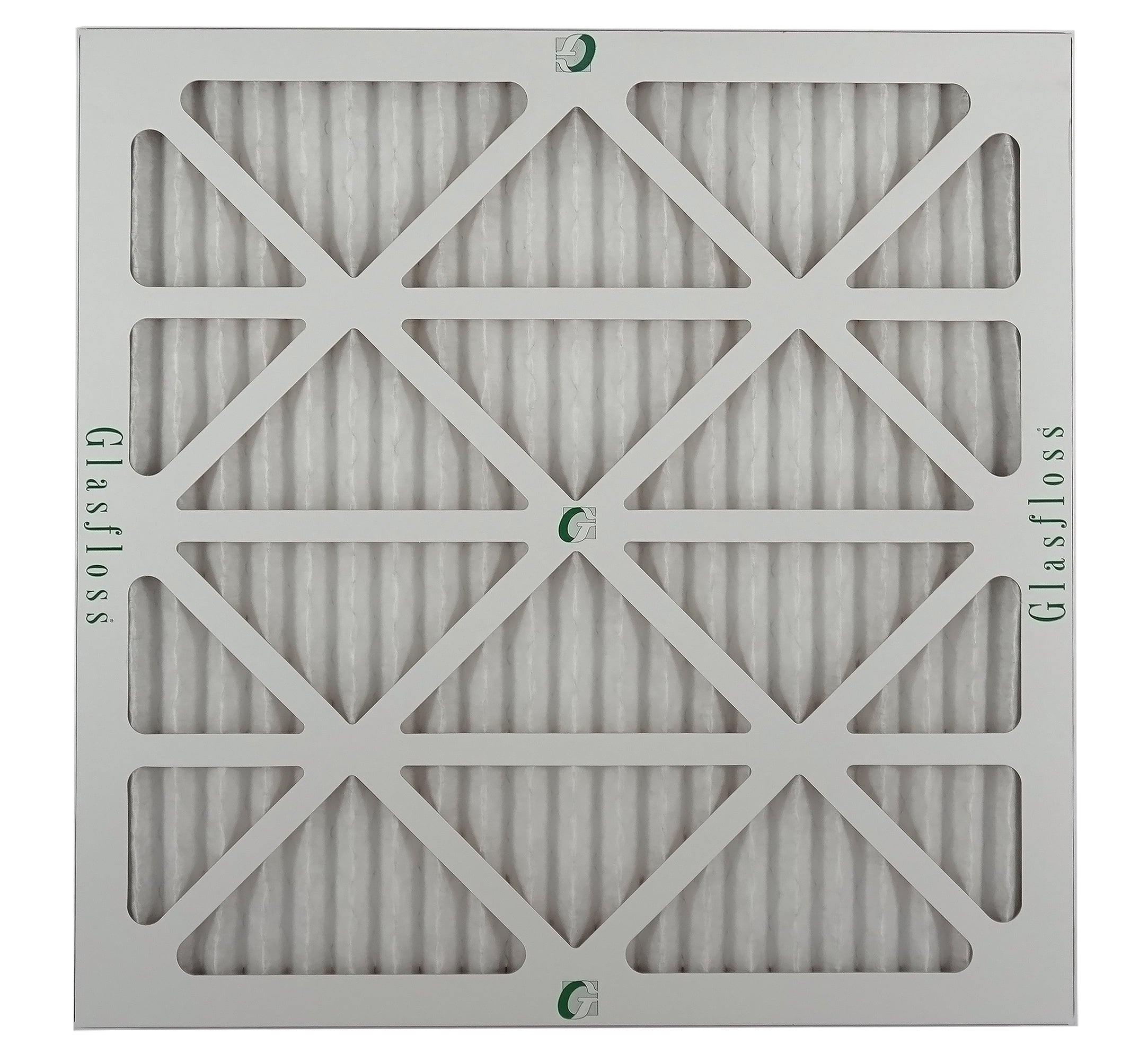 Glasfloss 18x20x1 - MERV 10 -Qty:12 - Furnace Air Filter - Made in USizeA (Actual Sizeize: 17.5 x 19.5x7/8 inch)