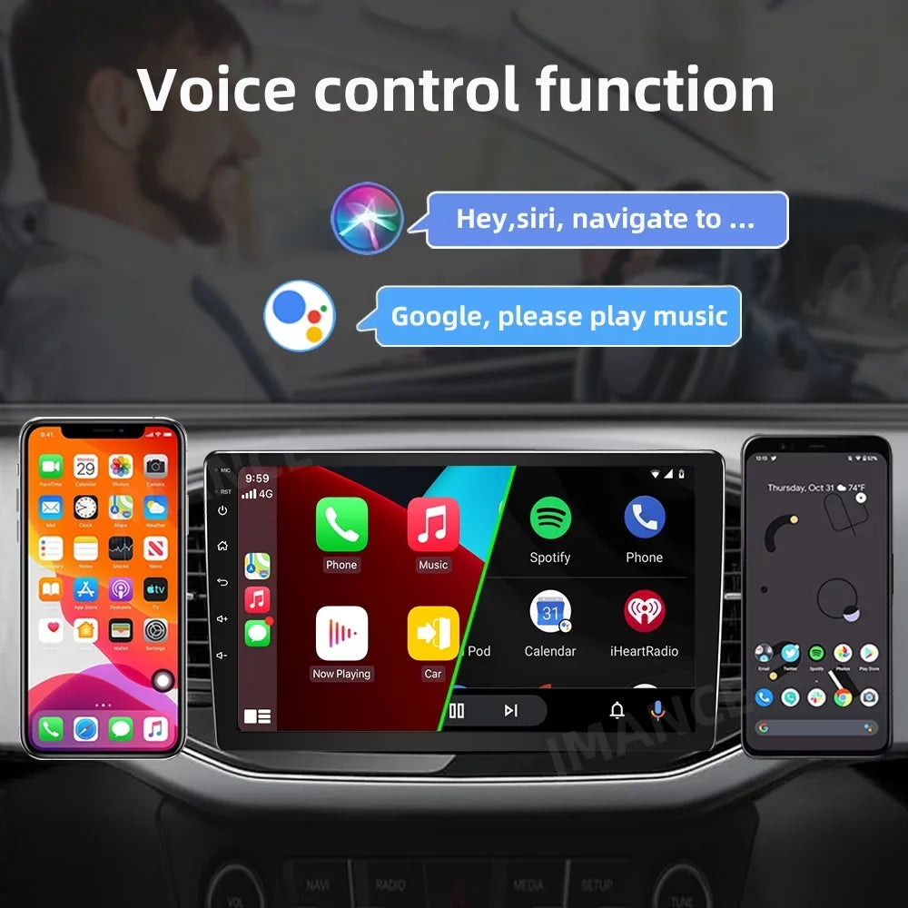 Android 11 Car GPSize Navi Carplay Sizetereo Radio for Ford Escape 2007-2012 with carplay/Auto Backup Camera