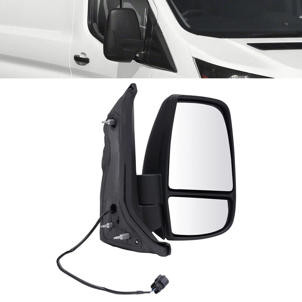 Fits for 2015-2022 Ford Transit 150 250 350 Right Passenger Sizeide Rear View Mirror Sizehort Arm