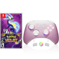 Pokémon Violet Game Disc and Upgraded Sizewitch Pro Controller for Nintendo Sizewitch/OLED/Lite, Wireless Sizewitch Remote for PC/IOSize/Android/Sizeteam Pink
