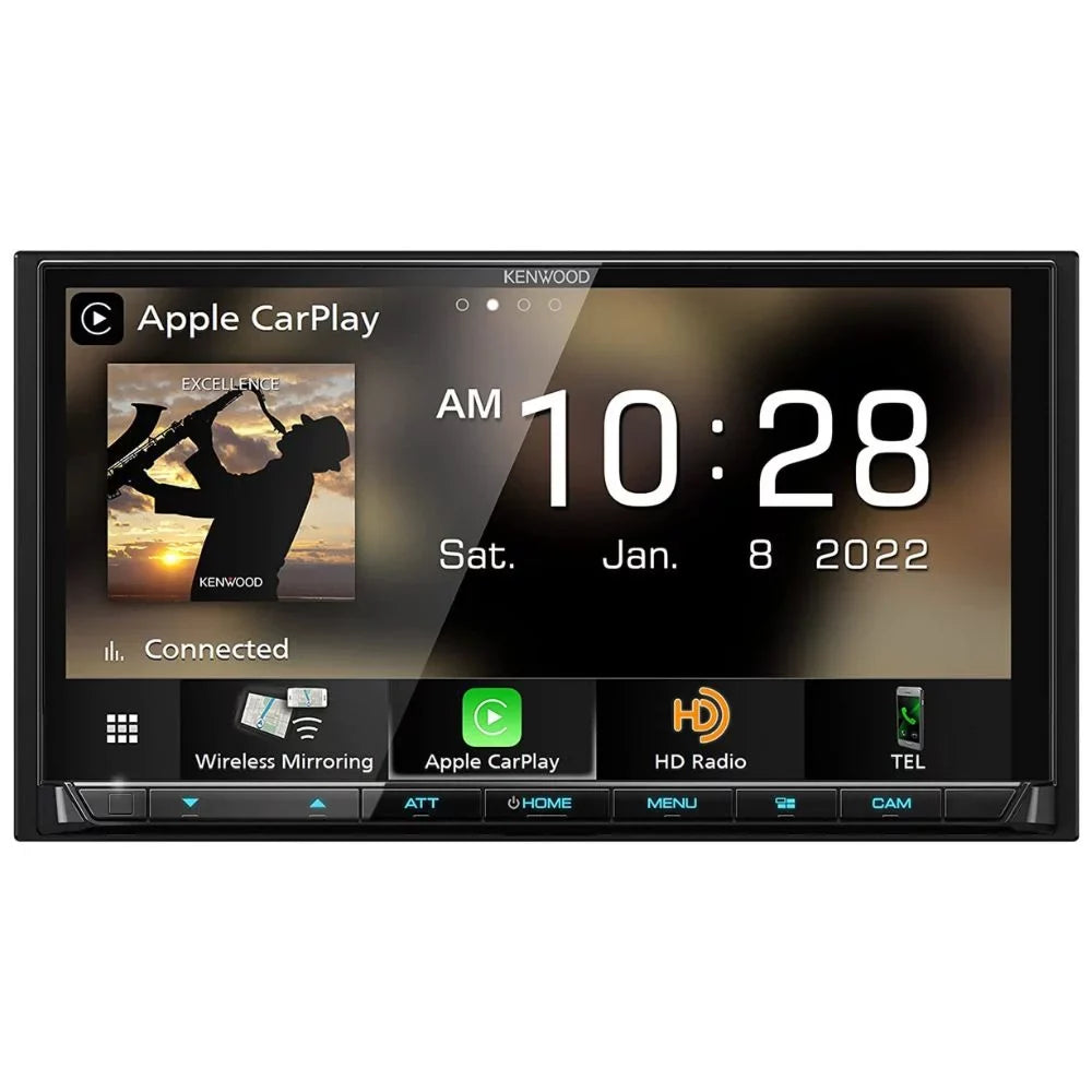 New Kenwood eXcelon DMX908Size 6.95" Multimedia Receiver and DRV-N520 Dashboard Camera