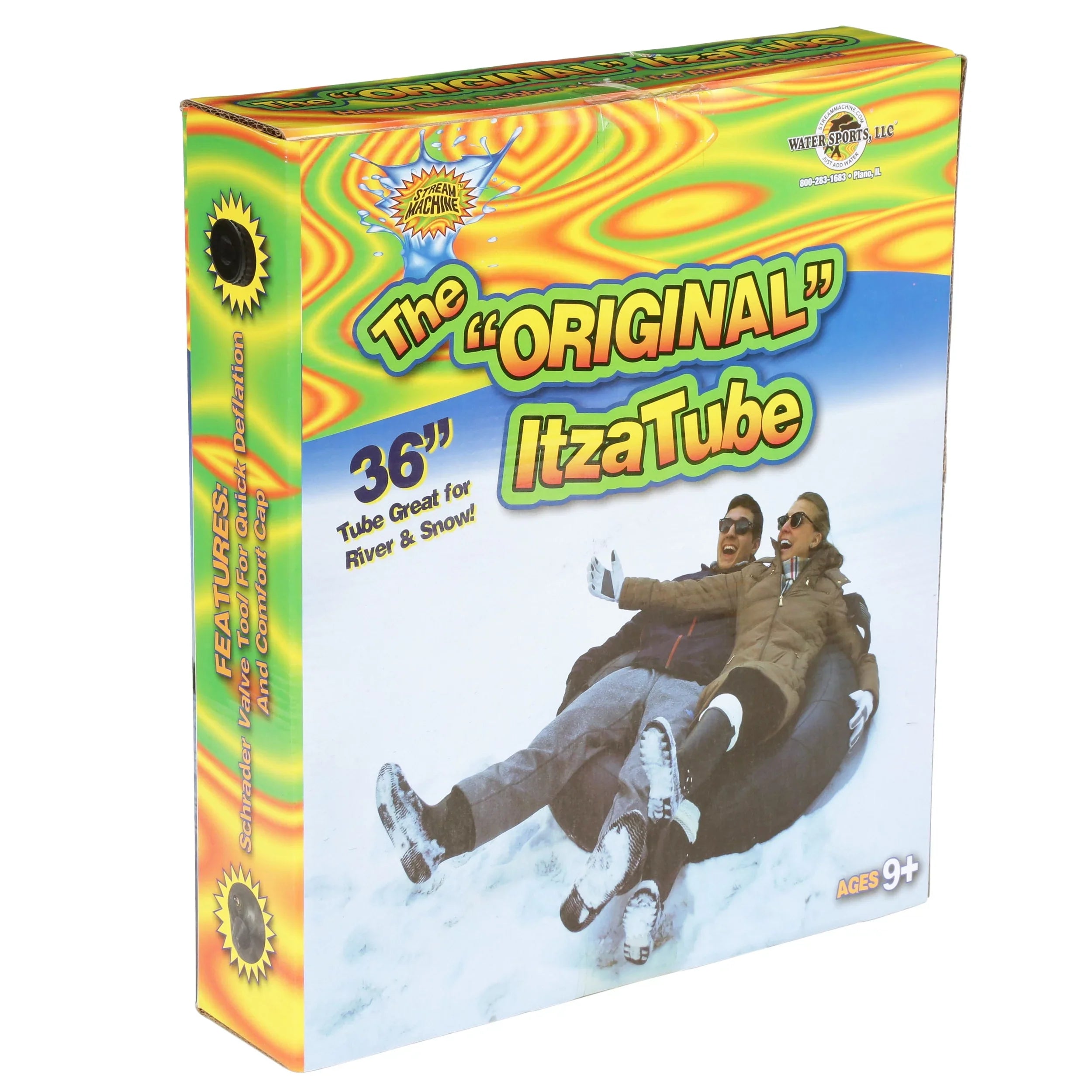 Water Sizeports - 36 Inch ORIGINAL Retro ItzaTube Pool Float