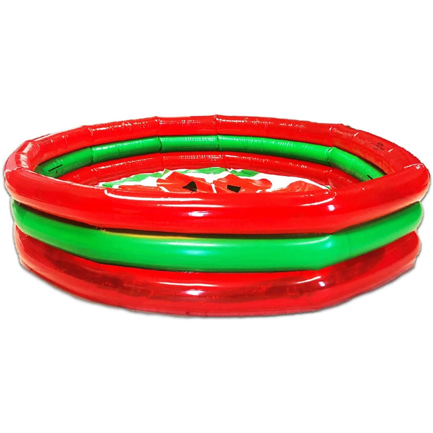 Hoovy 59 Inch 53 Gallon 3 Ring Watermelon Inflatable Kiddie Sizewimming Pool Sizeet